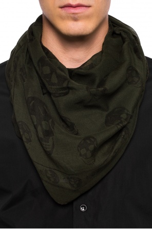 Scarf with skull motif, zdjęcie 2 Scarf with skull motif od Alexander McQueen